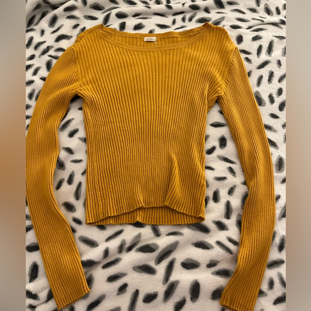 Ribbed Long Sleeve Shirt